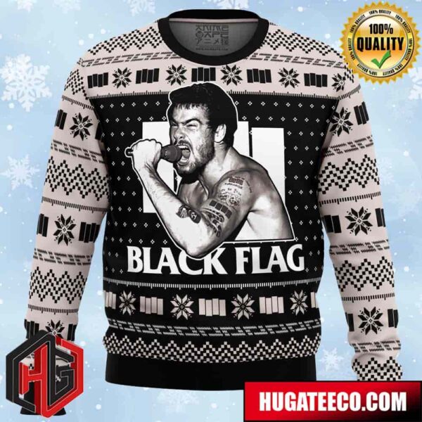 Black Flag Anime Ape Chirstmas Gifts 2024 Xmas For Family And Friends Ugly Sweater