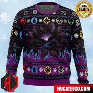 Black Lotus Magic the Gathering Anime Ape Chirstmas Gifts 2024 Xmas For Family And Friends Ugly Sweater