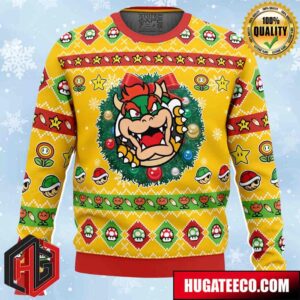 Bowser Mario Bros Anime Ape Chirstmas Gifts 2024 Xmas For Family And Friends Ugly Sweater