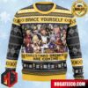 Brian Johnson ACDC Anime Ape Chirstmas Gifts 2024 Xmas For Family And Friends Ugly Sweater