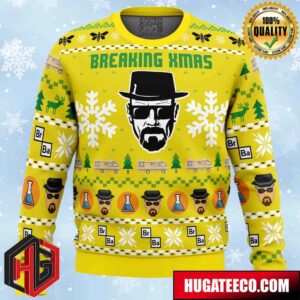 Breaking Xmas Breaking Bad Anime Ape Chirstmas Gifts 2024 Xmas For Family And Friends Ugly Sweater