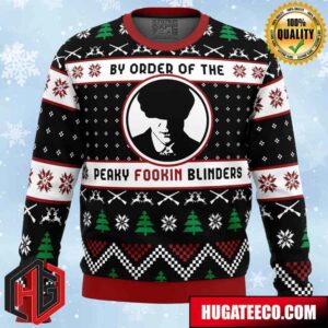 By The Order of The Peaky Blinders Peaky Blinders Anime Ape Chirstmas Gifts 2024 Xmas For Family And Friends Ugly Sweater