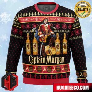 Captain Morgan Anime Ape Chirstmas Gifts 2024 Xmas For Family And Friends Ugly Sweater