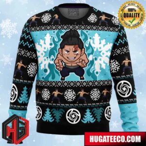 Chibi Aoi Todo Jujutsu Kaisen Anime Ape Chirstmas Gifts 2024 Xmas For Family And Friends Ugly Sweater