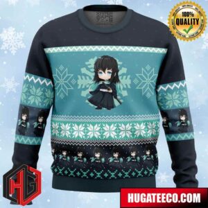 Chibi Christmas Muichiro Tokito Demon Slayer Anime Ape Chirstmas Gifts 2024 Xmas For Family And Friends Ugly Sweater