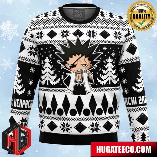 Chibi Kenpachi Zaraki Bleach Anime Ape Chirstmas Gifts 2024 Xmas For Family And Friends Ugly Sweater