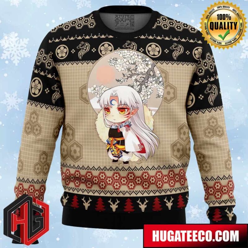 Chibi Seshomaru Inuyasha Anime Ape Chirstmas Gifts 2024 Xmas For Family And Friends Ugly Sweater