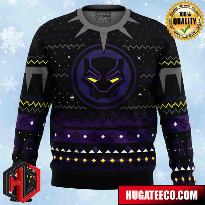 Christmas Black Panther Anime Ape Chirstmas Gifts 2024 Xmas For Family And Friends Ugly Sweater