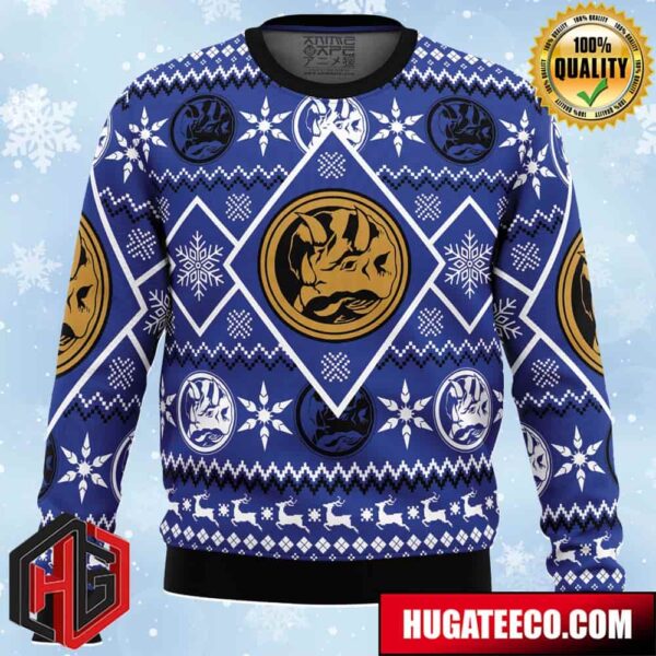 Christmas Blue Ranger Power Rangers Anime Ape Chirstmas Gifts 2024 Xmas For Family And Friends Ugly Sweater