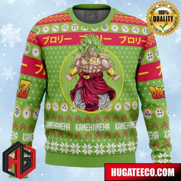 Christmas Broly Dragon Ball Z Anime Ape Chirstmas Gifts 2024 Xmas For Family And Friends Ugly Sweater