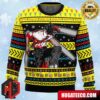 Christmas Black Panther Anime Ape Chirstmas Gifts 2024 Xmas For Family And Friends Ugly Sweater