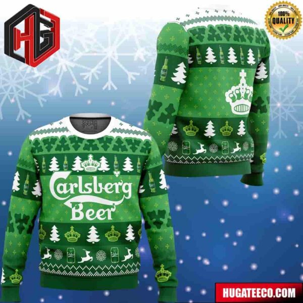 Christmas Drink Carlsberg Beer For Family And Friends Chirstmas Gifts 2024 Xmas Ugly Sweater