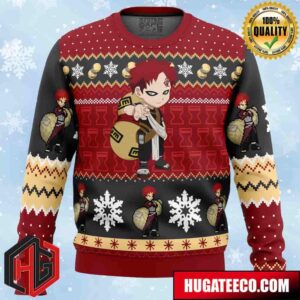 Christmas Gaara Naruto Anime Ape Chirstmas Gifts 2024 Xmas For Family And Friends Ugly Sweater