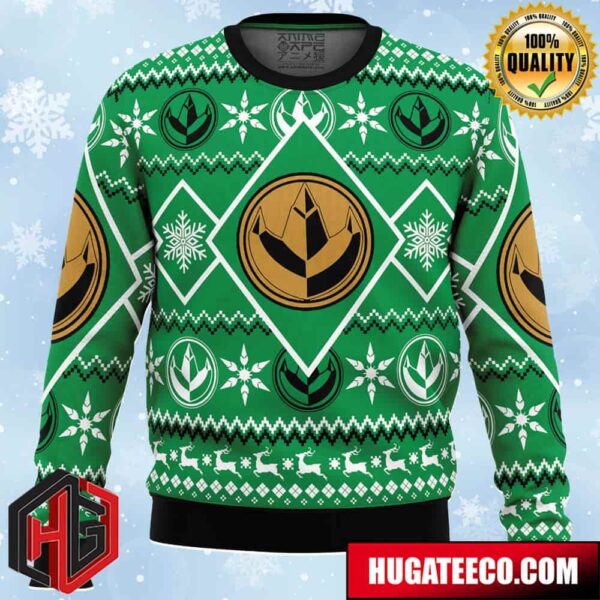 Christmas Green Ranger Power Rangers Anime Ape Chirstmas Gifts 2024 Xmas For Family And Friends Ugly Sweater