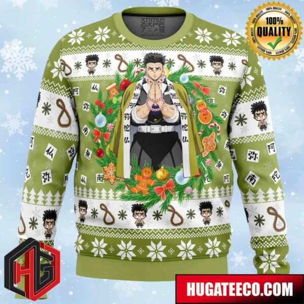 Christmas Gyomei Himejema Demon Slayer Anime Ape Chirstmas Gifts 2024 Xmas For Family And Friends Ugly Sweater