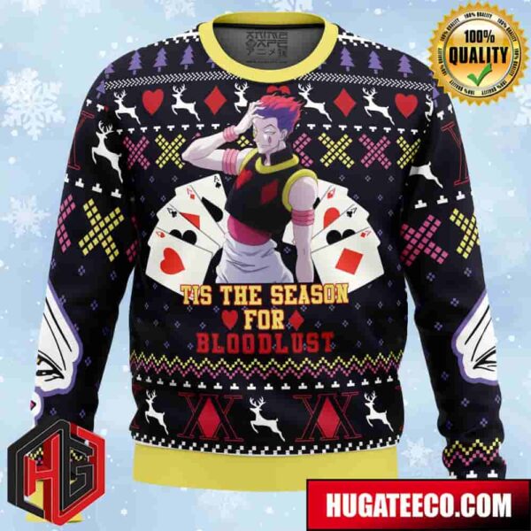 Christmas Hisoka Hunter X Hunter Anime Ape Chirstmas Gifts 2024 Xmas For Family And Friends Ugly Sweater