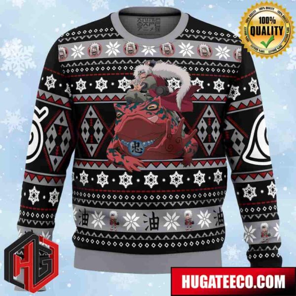 Christmas Jiraiya Naruto Anime Ape Chirstmas Gifts 2024 Xmas For Family And Friends Ugly Sweater