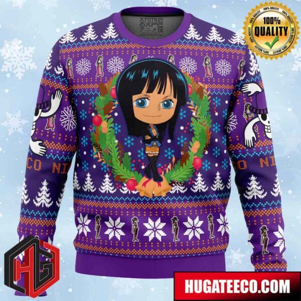 Christmas Nico One Piece Pirates Anime Ape Chirstmas Gifts 2024 Xmas For Family And Friends Ugly Sweater