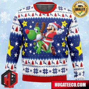 Christmas Odyssey Mario Bros Anime Ape Chirstmas Gifts 2024 Xmas For Family And Friends Ugly Sweater