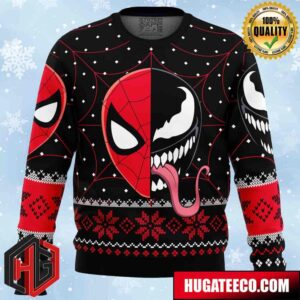 Christmas Spider-man Venom Marvel Comics Anime Ape Chirstmas Gifts 2024 Xmas For Family And Friends Ugly Sweater