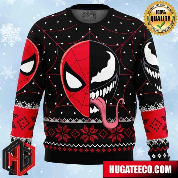 Christmas Spider-man Venom Marvel Comics Anime Ape Chirstmas Gifts 2024 Xmas For Family And Friends Ugly Sweater