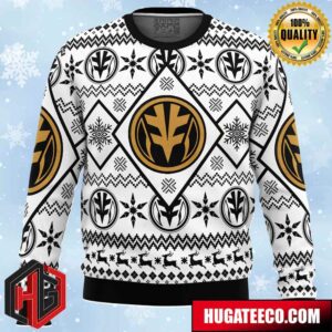 Christmas White Ranger Power Rangers Anime Ape Chirstmas Gifts 2024 Xmas For Family And Friends Ugly Sweater