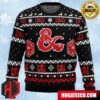 DAndD Have Yourself A Merry Little Crit-Mas Dungeons And Dragons Anime Ape Chirstmas Gifts 2024 Xmas For Family And Friends Ugly Sweater