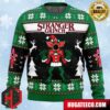 Eleven Stranger Things Anime Ape Chirstmas Gifts 2024 Xmas For Family And Friends Ugly Sweater