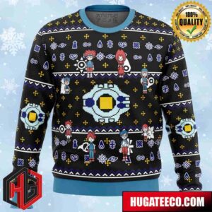 Digimon Characters Anime Ape Chirstmas Gifts 2024 Xmas For Family And Friends Ugly Sweater