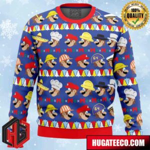 Do The Odyssey Mario Bros Anime Ape Chirstmas Gifts 2024 Xmas For Family And Friends Ugly Sweater