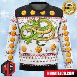 Dragon Ball Z Shenron Anime Ape Chirstmas Gifts 2024 Xmas For Family And Friends Ugly Sweater