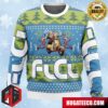 FLCL Fooly Cooly Alt Anime Ape Chirstmas Gifts 2024 Xmas For Family And Friends Ugly Sweater