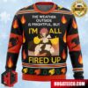 Fairy Tail Natsu fired up Anime Ape Chirstmas Gifts 2024 Xmas For Family And Friends Ugly Sweater