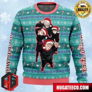 Happy Dub Cast Jujutsu Kaisen Anime Ape Chirstmas Gifts 2024 Xmas For Family And Friends Ugly Sweater