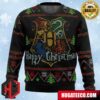 Harry Potter Hufflepuff Anime Ape Chirstmas Gifts 2024 Xmas For Family And Friends Ugly Sweater