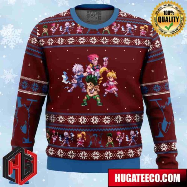 Hunter X Hunter Sprites Anime Ape Chirstmas Gifts 2024 Xmas For Family And Friends Ugly Sweater