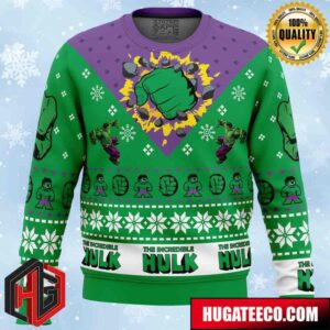 I’m Always Angry The Incredible Hulk Marvel Anime Ape Chirstmas Gifts 2024 Xmas For Family And Friends Ugly Sweater