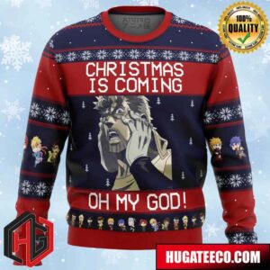 Jojo’s Bizarre Adventure Joseph Joestar Oh My God Anime Ape Chirstmas Gifts 2024 Xmas For Family And Friends Ugly Sweater