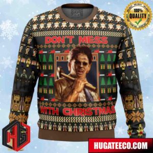 Leatherface Texas Chainsaw Massacre Anime Ape Chirstmas Gifts 2024 Xmas For Family And Friends Ugly Sweater