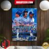 Los Angeles Dodgers Nl West Champs Postseason 2024 Home Decor Poster Canvas