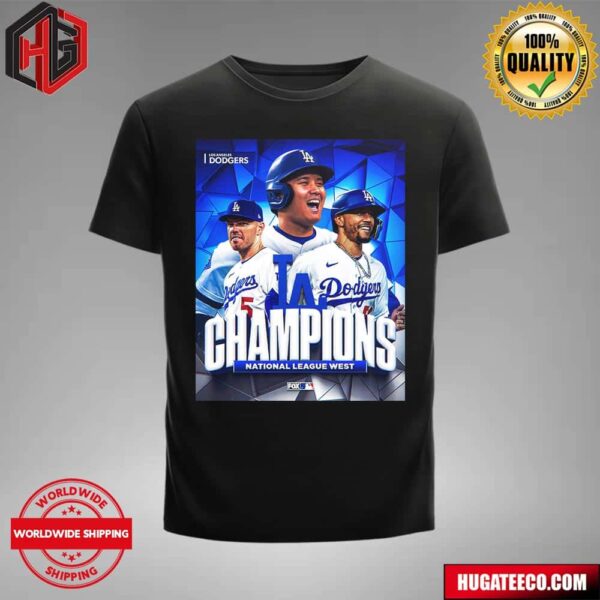 Los Angeles Dodgers Win The Nl West Again 11 Division Titles In 12 Years Unisex T-Shirt