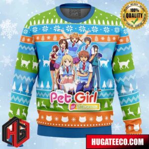 Mashiro And Friends The Pet Girl of Sakurasou Anime Ape Chirstmas Gifts 2024 Xmas For Family And Friends Ugly Sweater