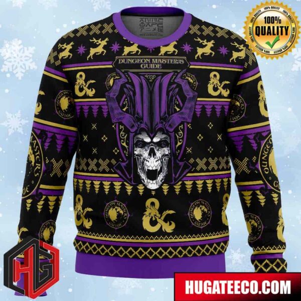 Masters Guide Dungeons And Dragons Anime Ape Chirstmas Gifts 2024 Xmas For Family And Friends Ugly Sweater