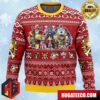 Luffy Gear 5 Sun God Nika One Piece Pirates Anime Ape Chirstmas Gifts 2024 Xmas For Family And Friends Ugly Sweater