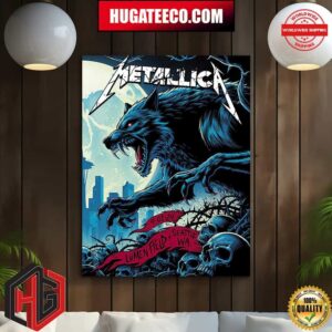 Metallica Merchandise Poster M72 Seattle In The Pacific Northwest For Final US No Repeat Weekend of 2024 Lumen Field Seattle WA On 9 1 2024 Poster Canvas