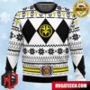 Mighty Morphin Yellow Ranger Power Rangers Anime Ape Chirstmas Gifts 2024 Xmas For Family And Friends Ugly Sweater