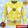 Mighty Morphin White Ranger Power Rangers Anime Ape Chirstmas Gifts 2024 Xmas For Family And Friends Ugly Sweater