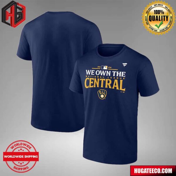 Milwaukee Brewers Fanatics 2024 NL Central Division Champions T-Shirt