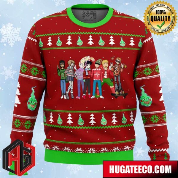 Mob Psycho 100 Holiday Anime Ape Chirstmas Gifts 2024 Xmas For Family And Friends Ugly Sweater