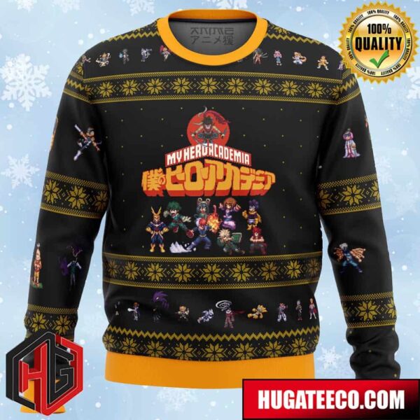 My Hero Academia Boku No Sprites Anime Ape Chirstmas Gifts 2024 Xmas For Family And Friends Ugly Sweater